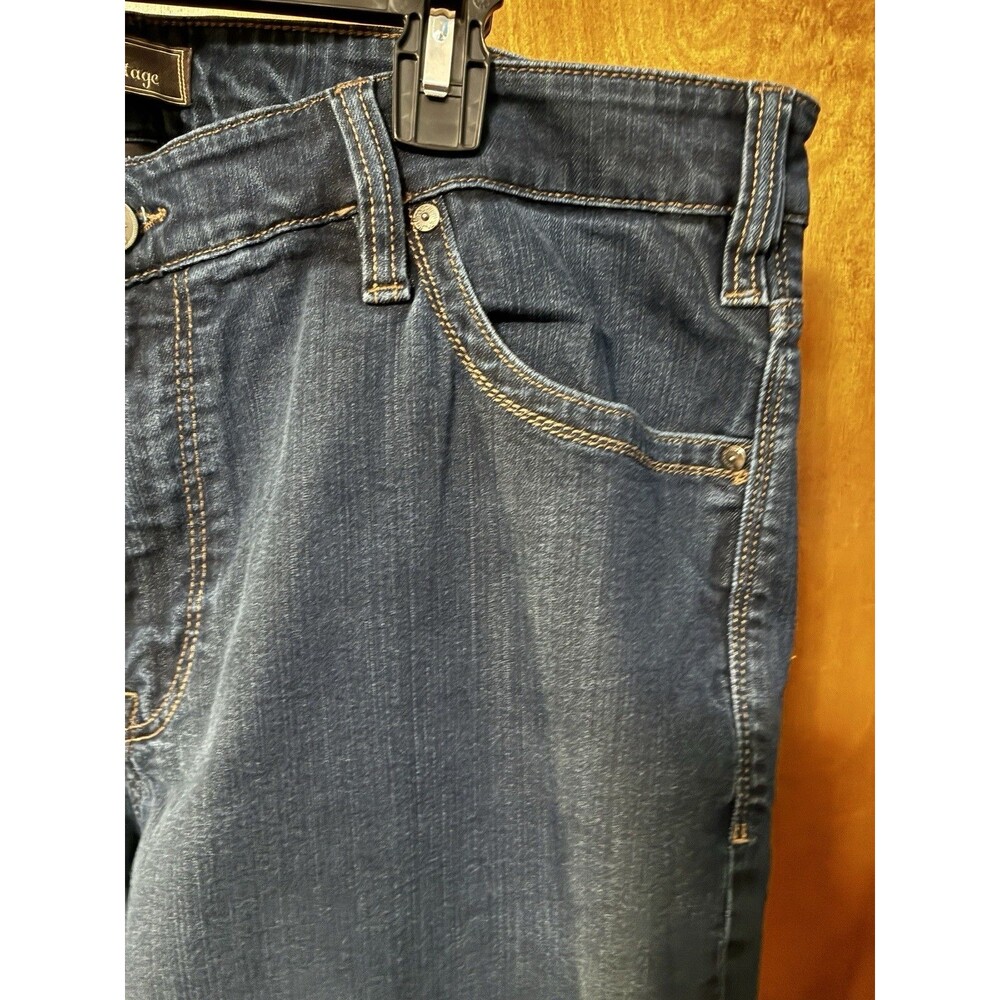 34th Heritage Courage Men’s Mid Rise Straight Jeans Mens Size 38 X 30 - Picture 4 of 10
